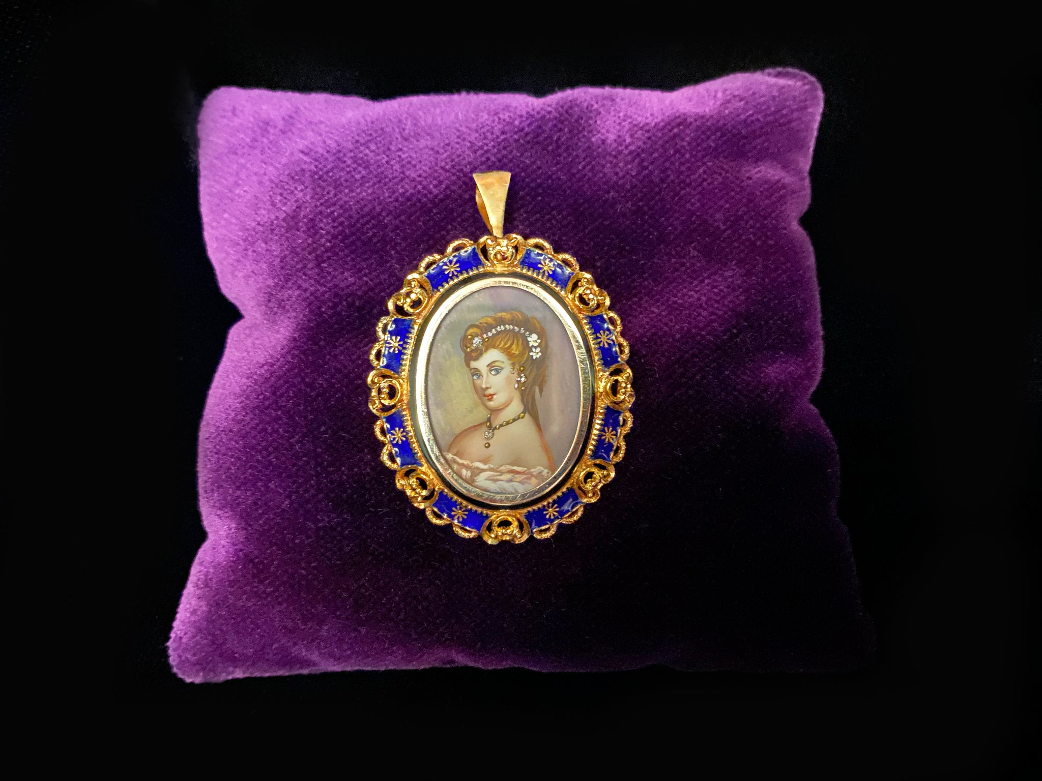 アンティークエナメルブローチ – Antique MJQ